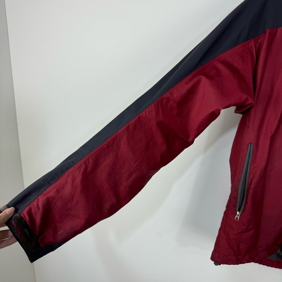 Outdoor Research Red & Grey Gray Full Zip Up Jacket Hiking Trail athletic - Picture 3 of 6